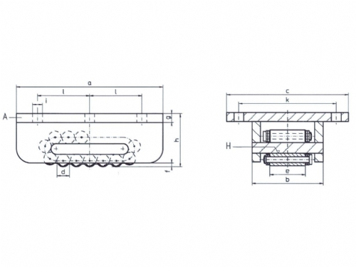 Boerkey AH40t-50CrV4 Heavy Load Roller Skates